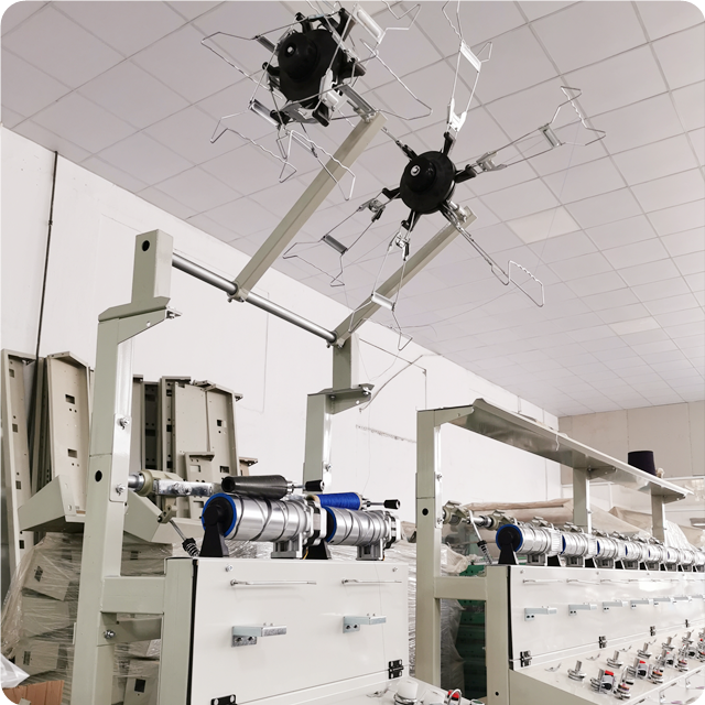 Máquina rebobinadora de hilo duro