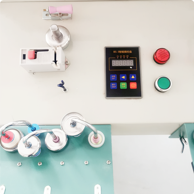 Máquina rebobinadora de hilo duro