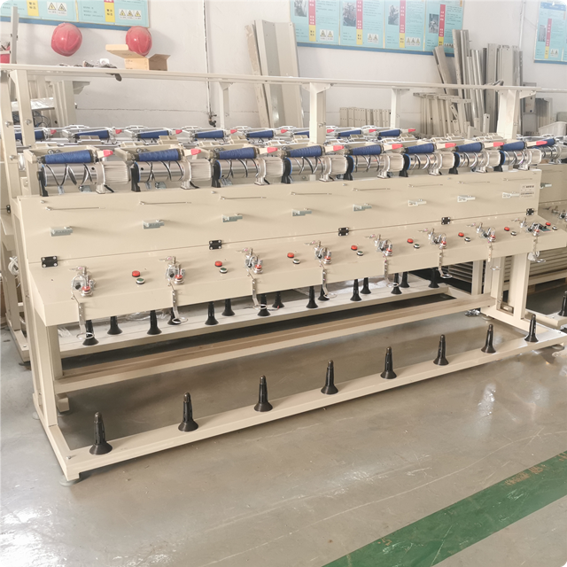 Máquina rebobinadora de hilo duro