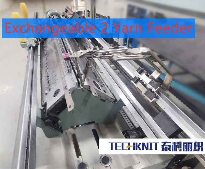 Serie de máquinas de tejer planas accionadas manualmente a mano