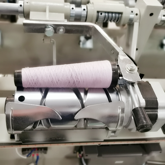 Máquina rebobinadora de hilo duro